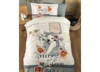 Постельное белье сатин 3D First Choice - Feels Good (Турция), подростковый